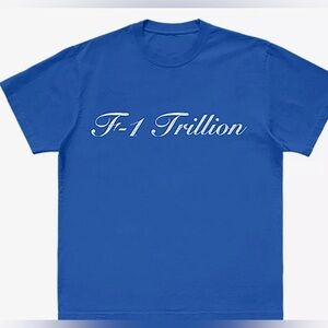 NWT Post Malone F-1 Trillion Two-Sided T-Shirt Blue Size Small